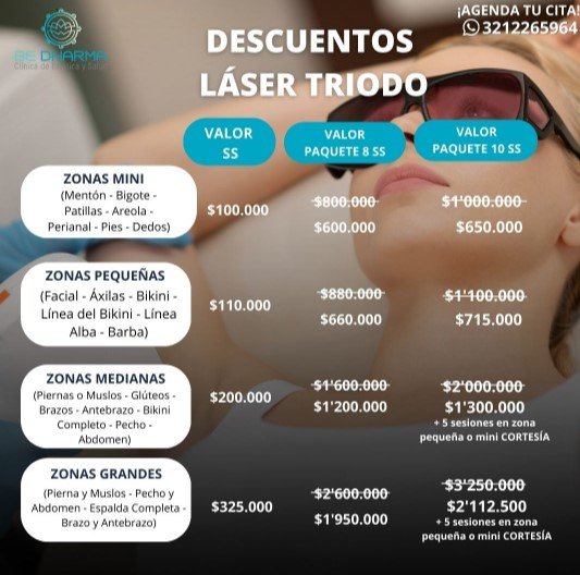 Depilación promoción