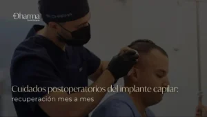 Recuperación y cuidados de un implante capilar mes a mes en Medellín, Colombia - clínica estética Be Dharma - Clínica de implante capilar Be Dharma Hair