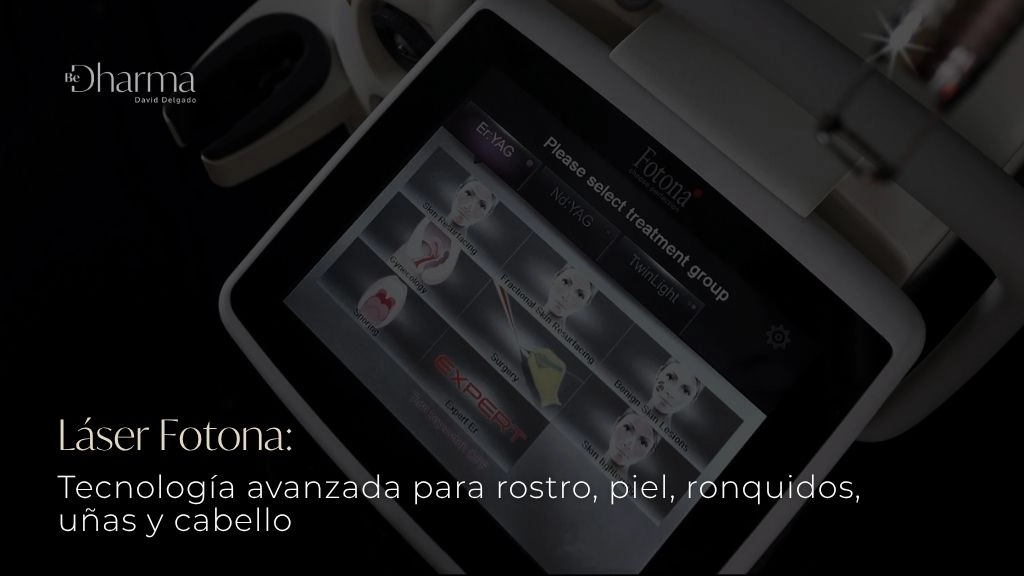 Laser fotona Tecnología avanzada para rostro piel ronquidos, uñas y cabello - Be dharma