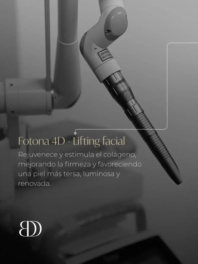Láser fotona en Medellín - Fotona 4d lifting facial - clínica estética Be Dharma