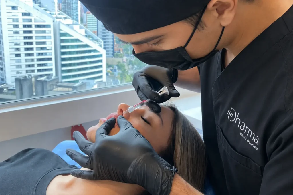 Aumento de labios con ácido hialurónico en Medellín - Clínica estética Be Dharma