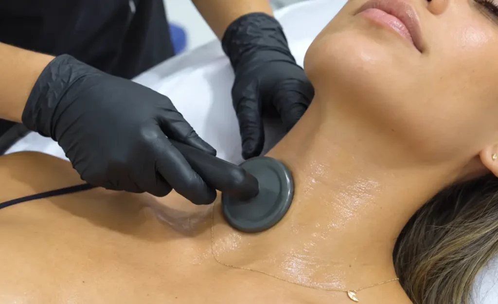 INDIBA para cuello flácido - Clínica Be Dharma - Medellín, Colombia