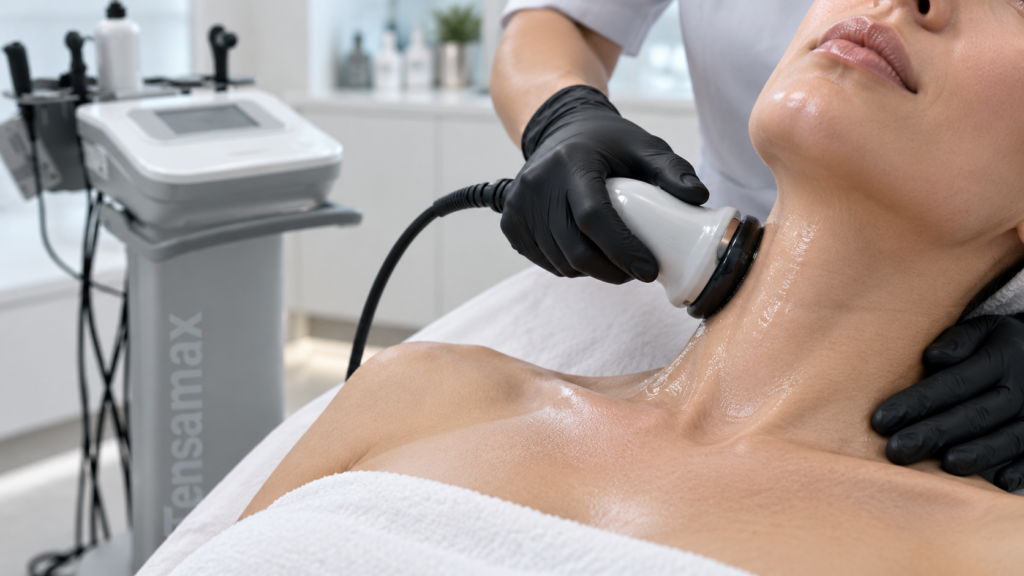 Tensamax para cuello flácido - Clínica Be Dharma - Medellín, Colombia