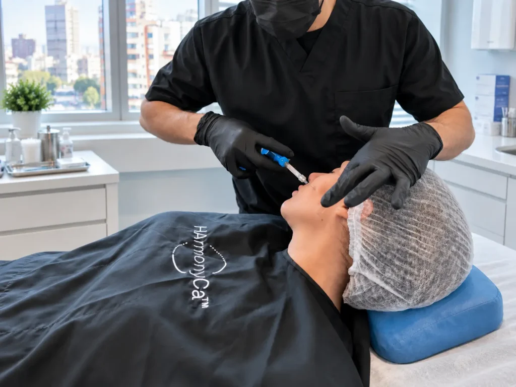 Tratamiento facial con HarmonyCa en Clínica Be Dharma Medellín