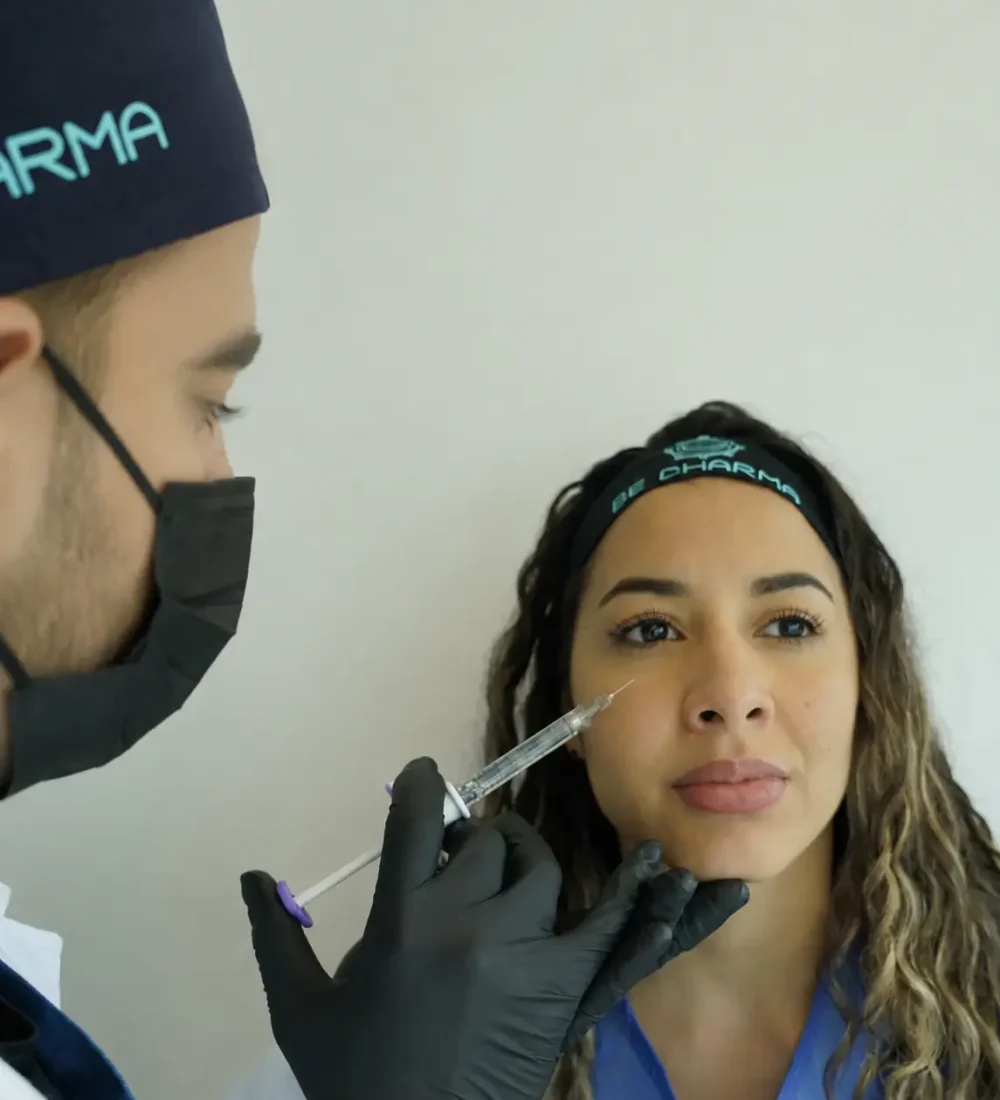 Aplicación de ácido hialurónico en Medellín - Clínica estética Be Dharma